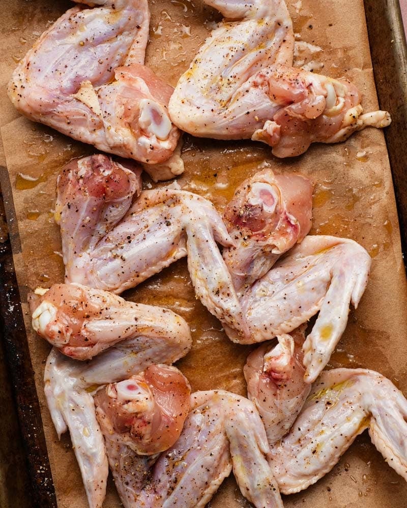 Baked Buffalo and Orange Chicken Wings