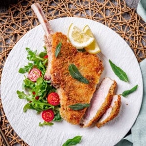 Bone-In Veal Milanese (Cotoletta alla Milanese)