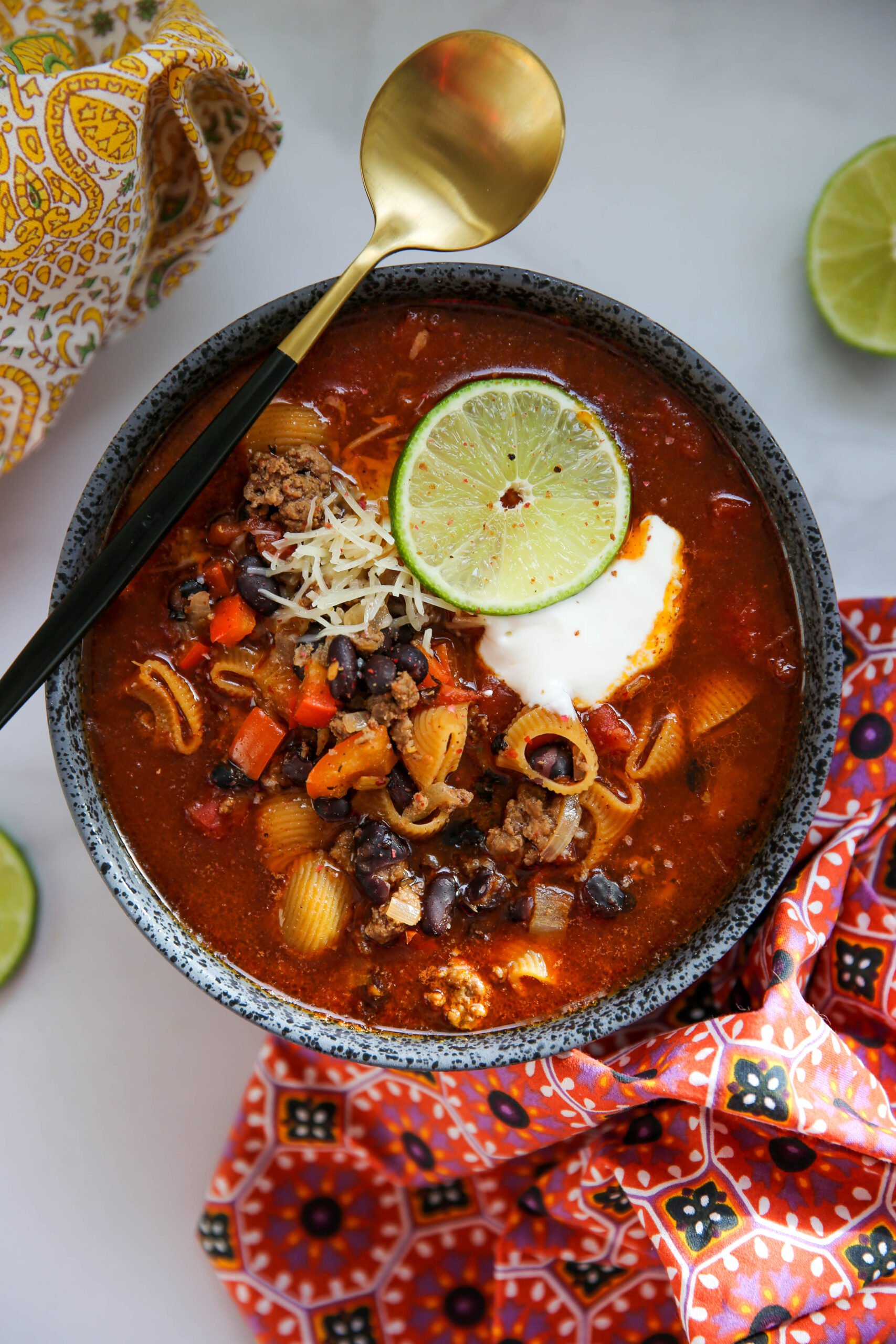 PaleOMG Taco Pasta Soup