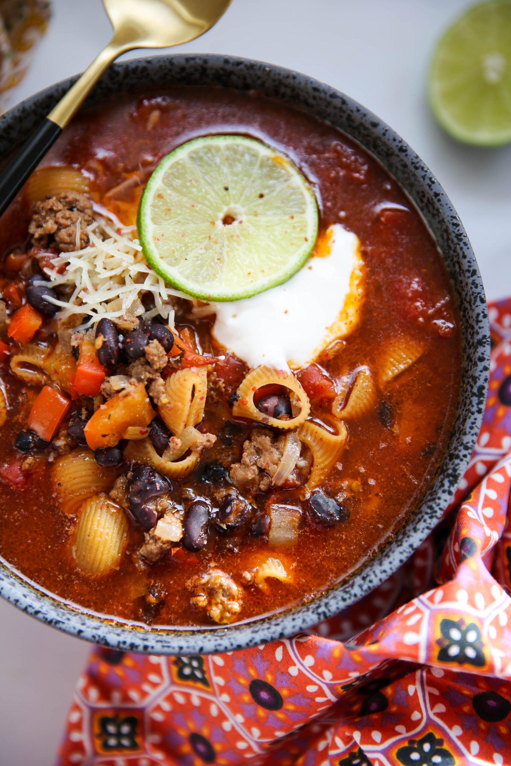 PaleOMG Taco Pasta Soup