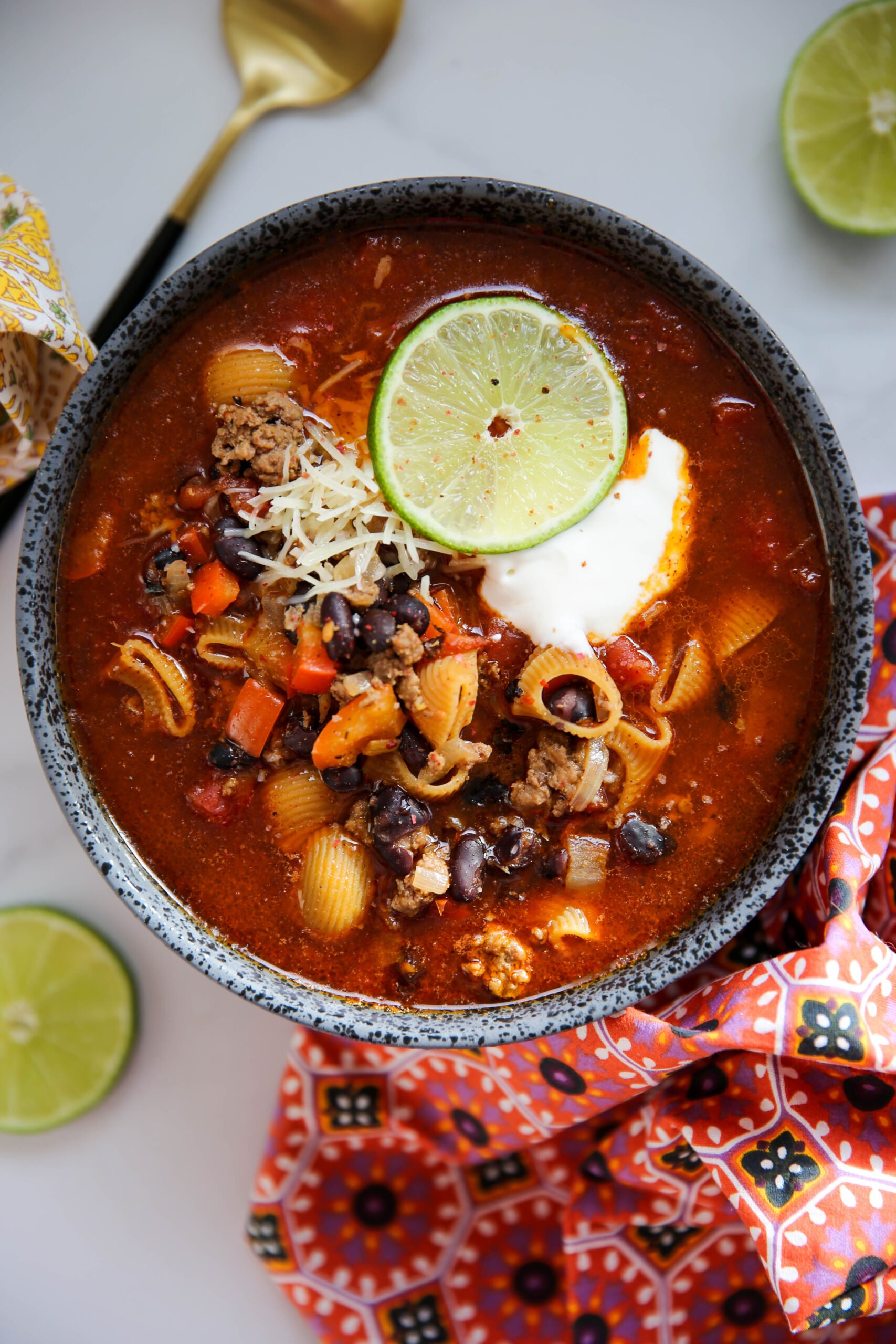 PaleOMG Taco Pasta Soup