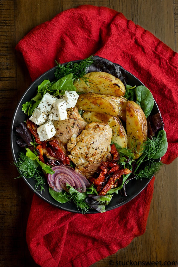 Gorgeous Mediterranean Chicken Bowls