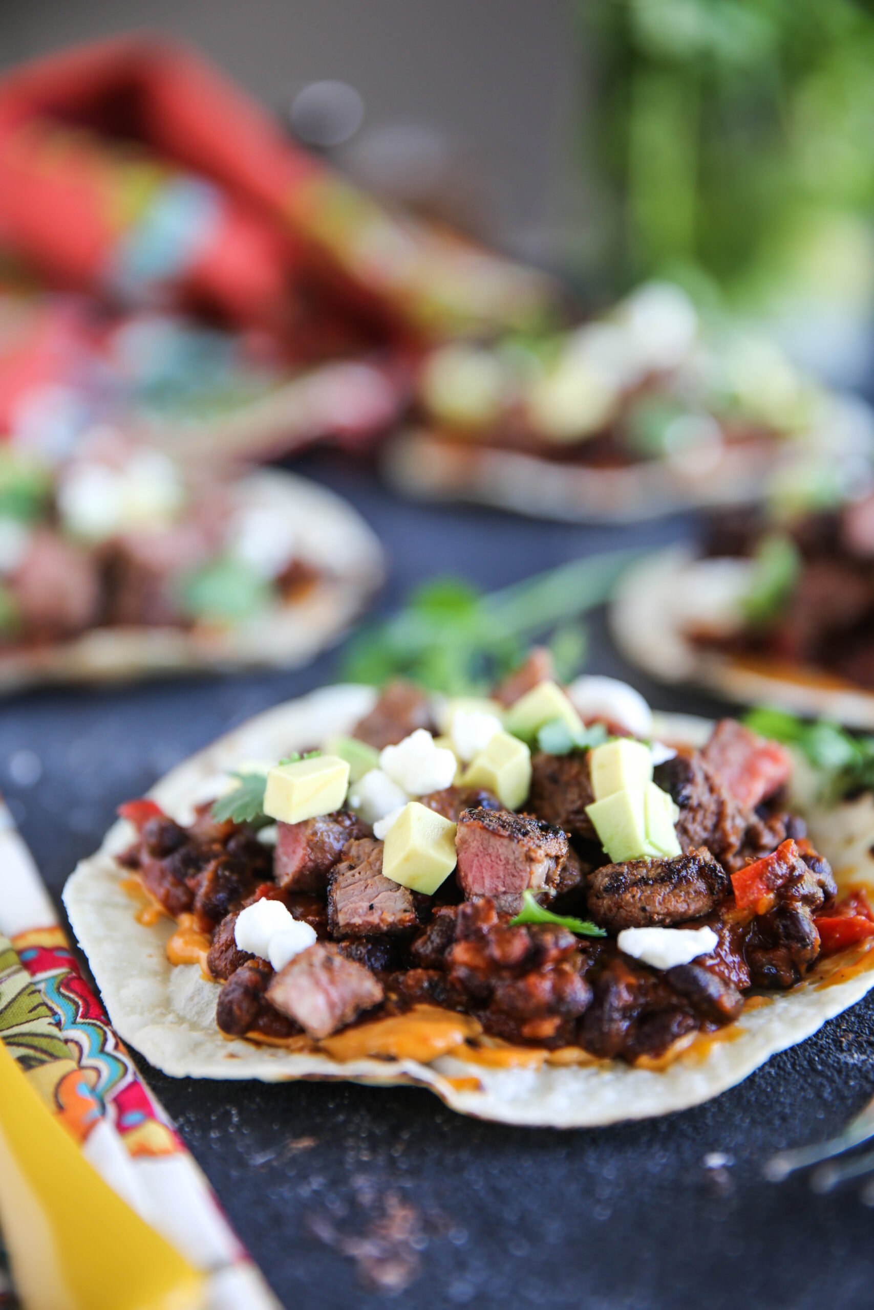 PaleOMG Steak & Bean Tostadas