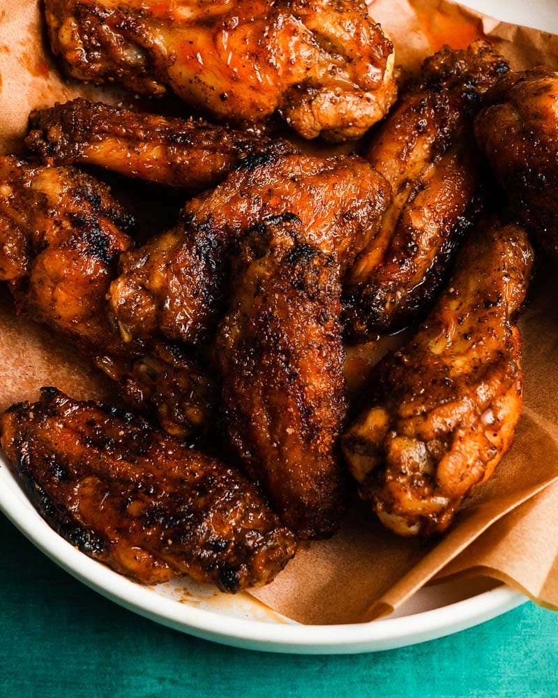 Old Bay Brown Butter Buffalo Grilled Wings