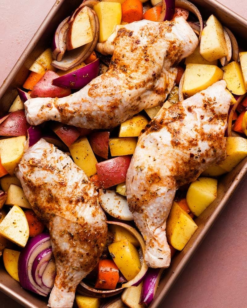 One Pan Chicken and Potatoes