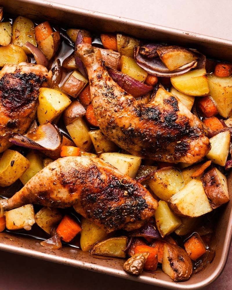 One Pan Chicken and Potatoes