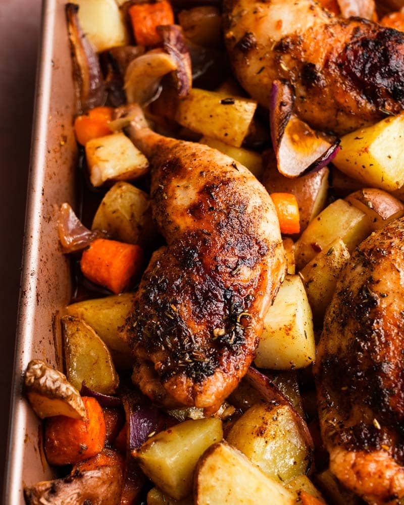 One Pan Chicken and Potatoes