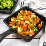 keto monterey chicken in a black skillet