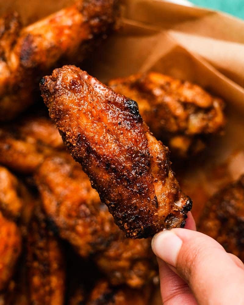 Old Bay Brown Butter Buffalo Grilled Wings