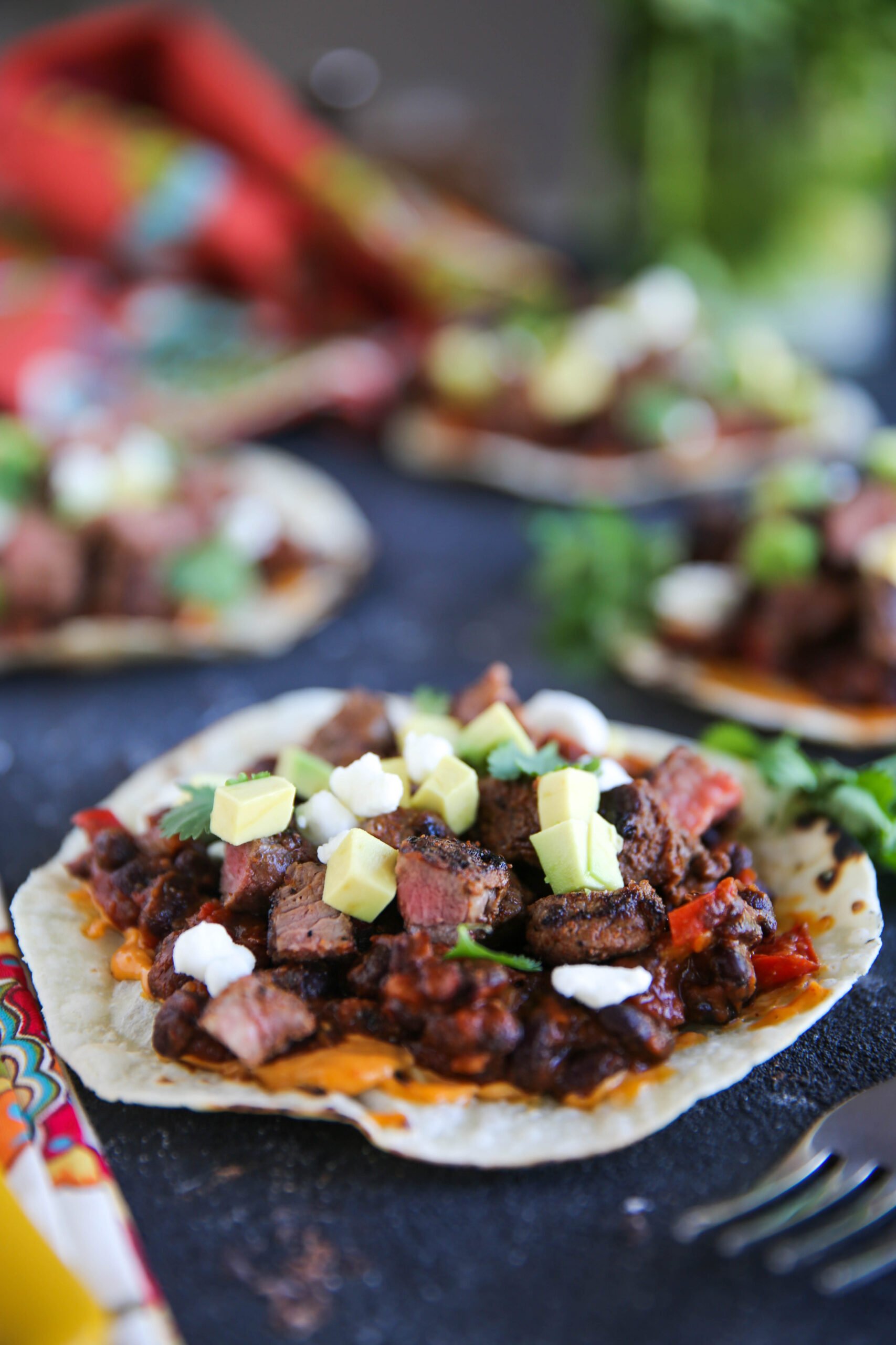 PaleOMG Steak & Bean Tostadas