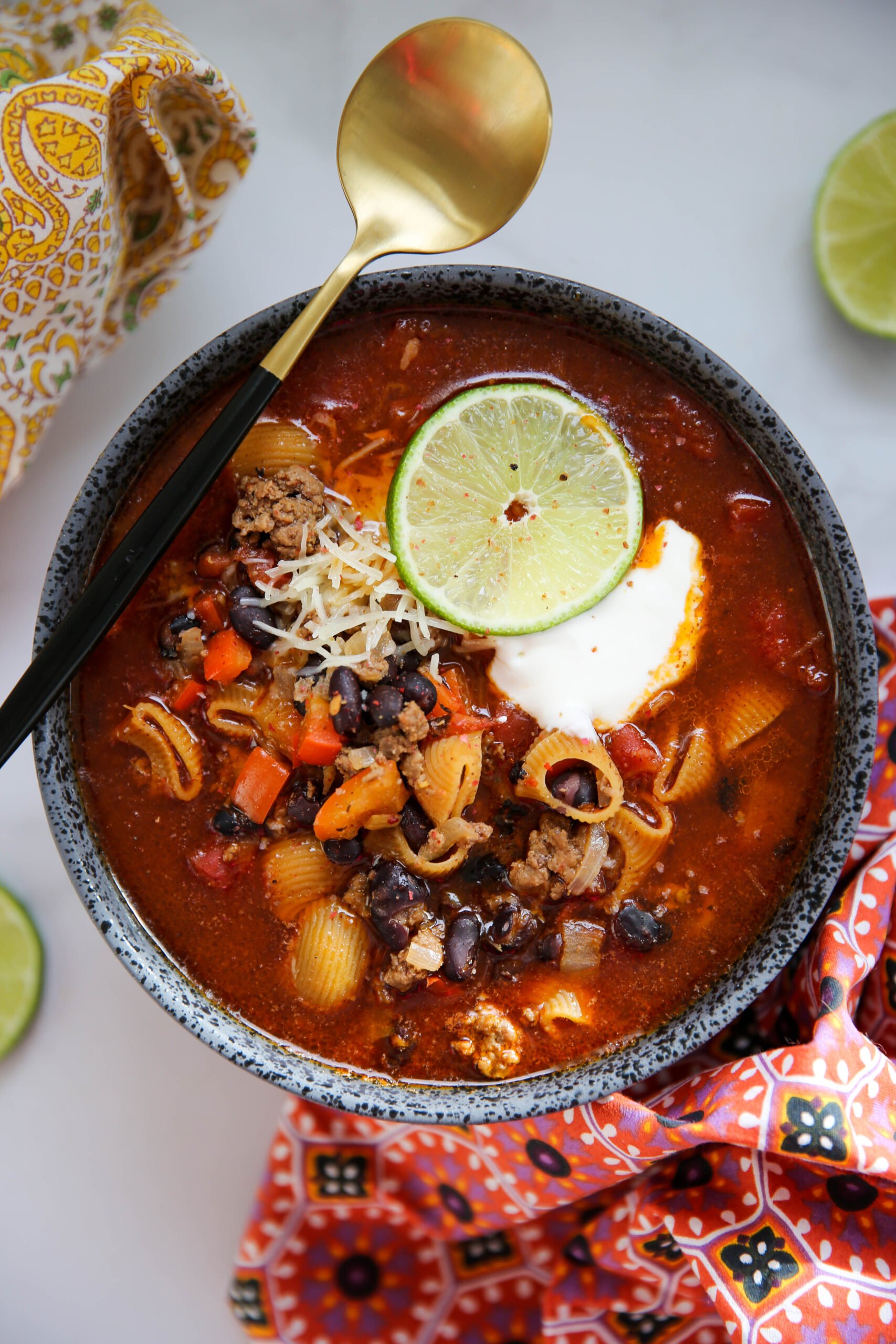 PaleOMG Taco Pasta Soup