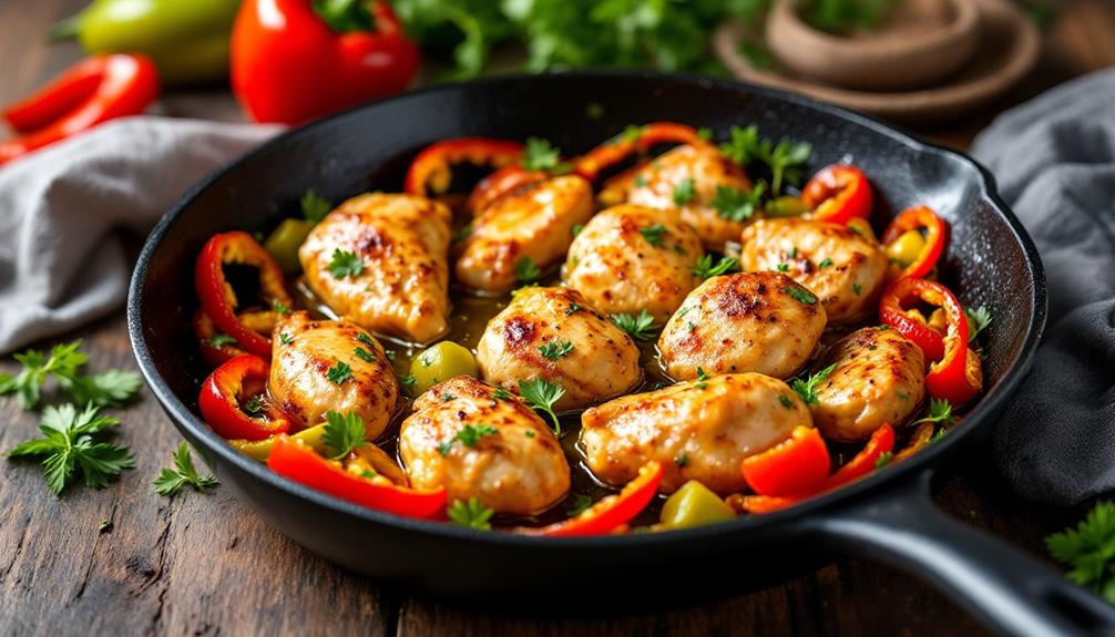 delicious chicken pepper dish