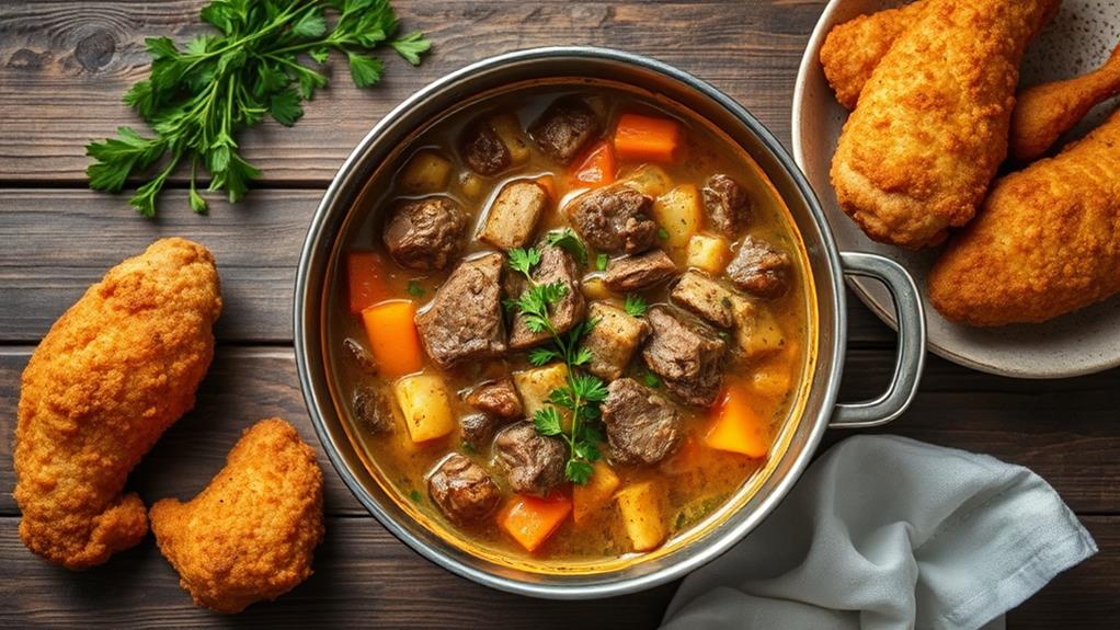 delicious creamy beef stew