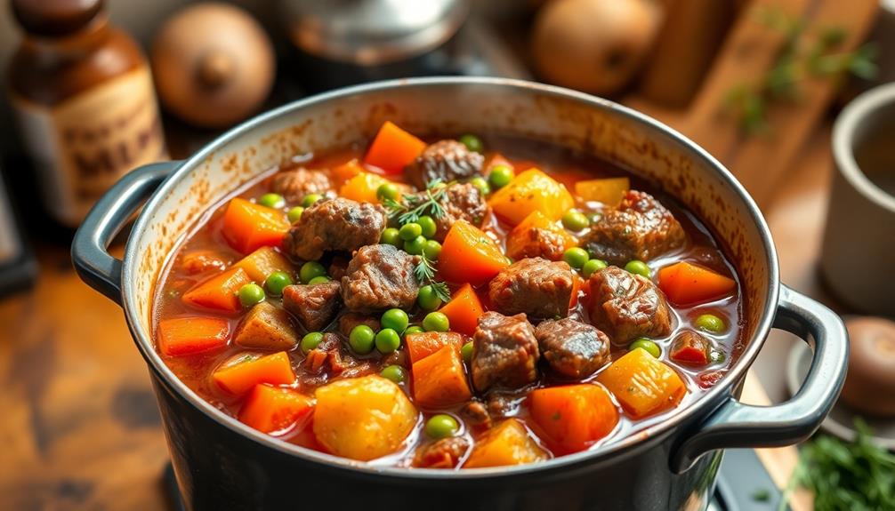 hearty beef and vegetables