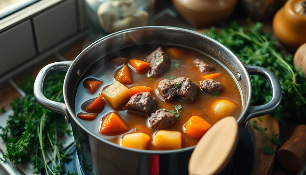 hearty rustic beef stew