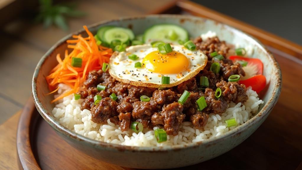 korean beef rice bowls