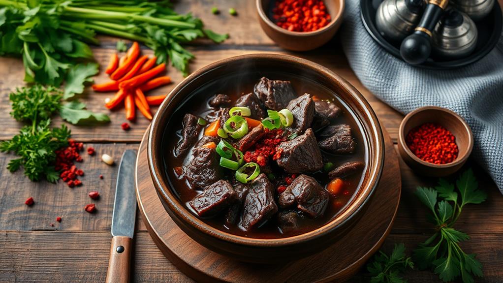 savory asian beef stew