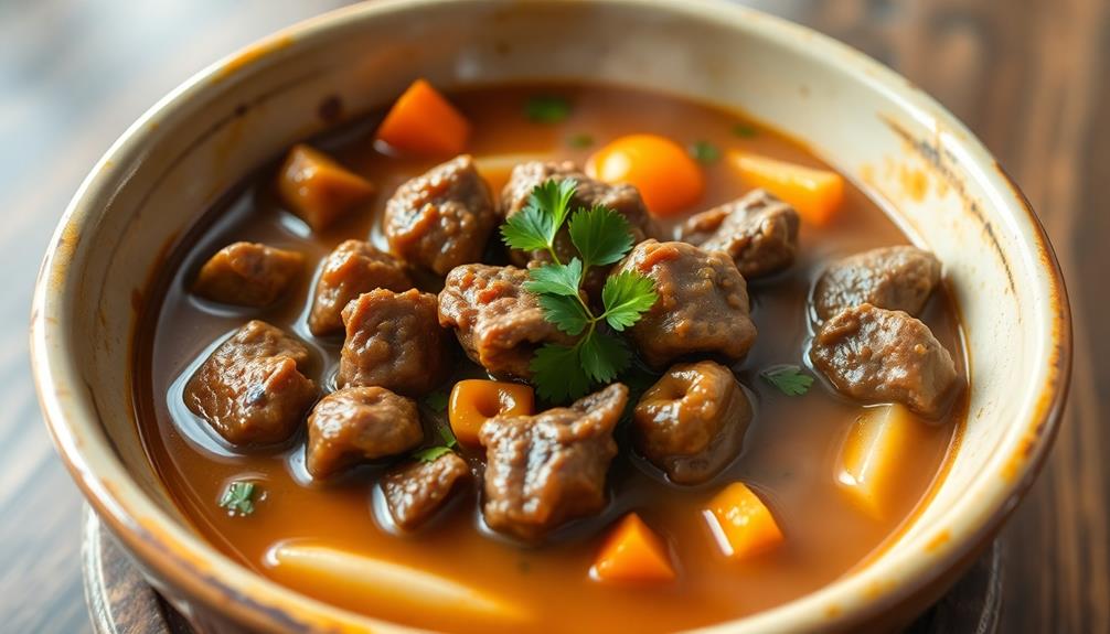 savory asian beef stew