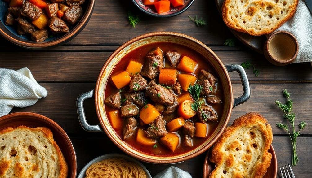 savory gourmet beef stew