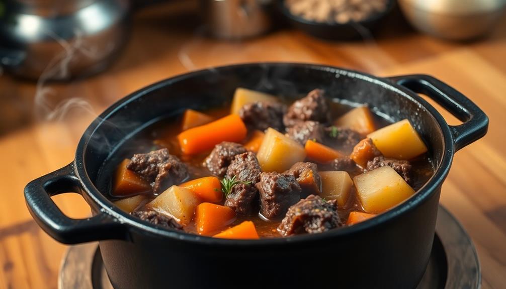 savory smoky beef stew