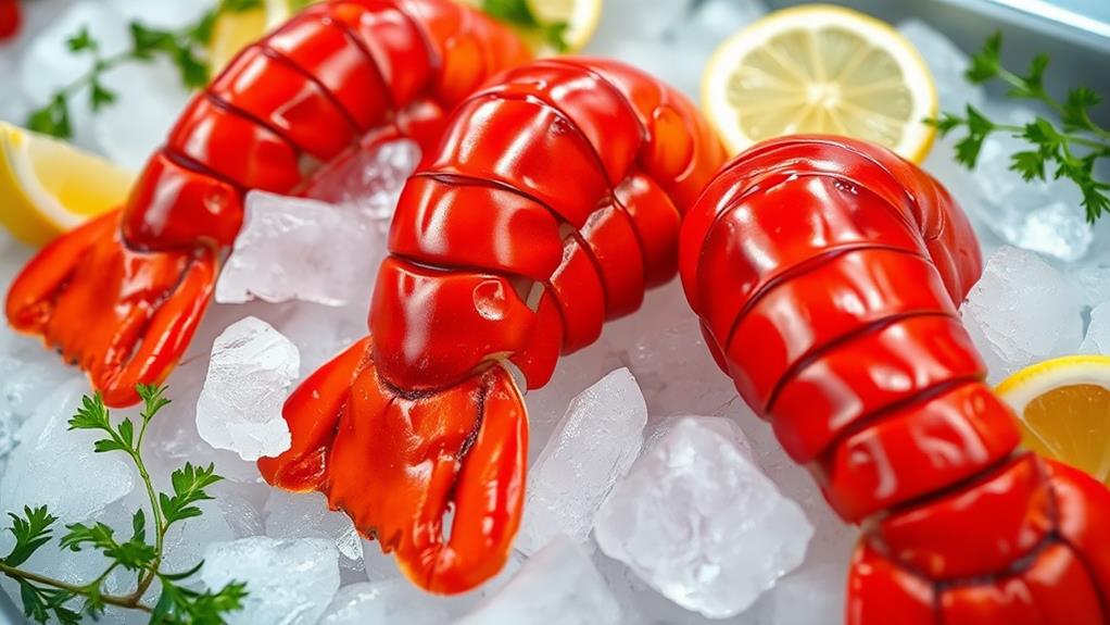 choosing fresh lobster tails