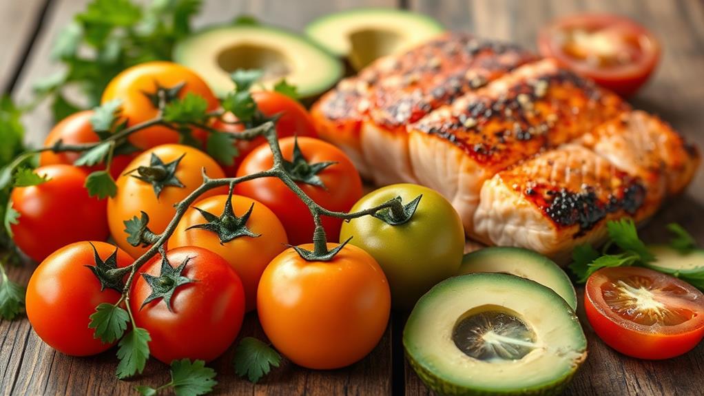 choosing ripe juicy tomatoes