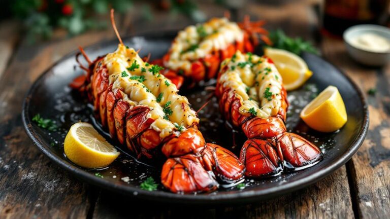 grilled lobster tail delicacy