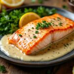 lemon garlic salmon piccata