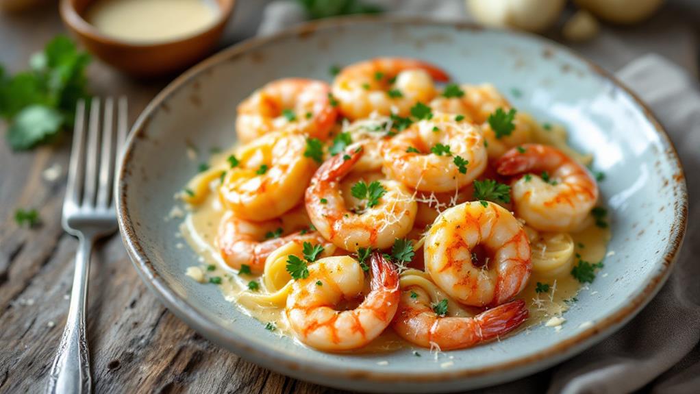 low carb garlic shrimp