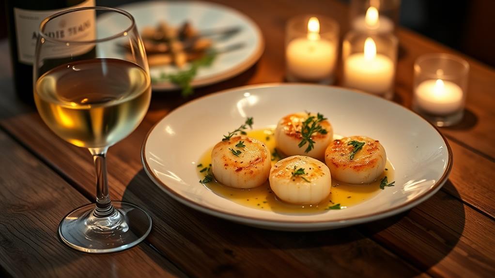 perfect wine for scallops