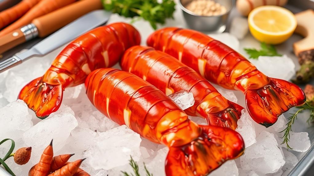 selecting quality lobster tails