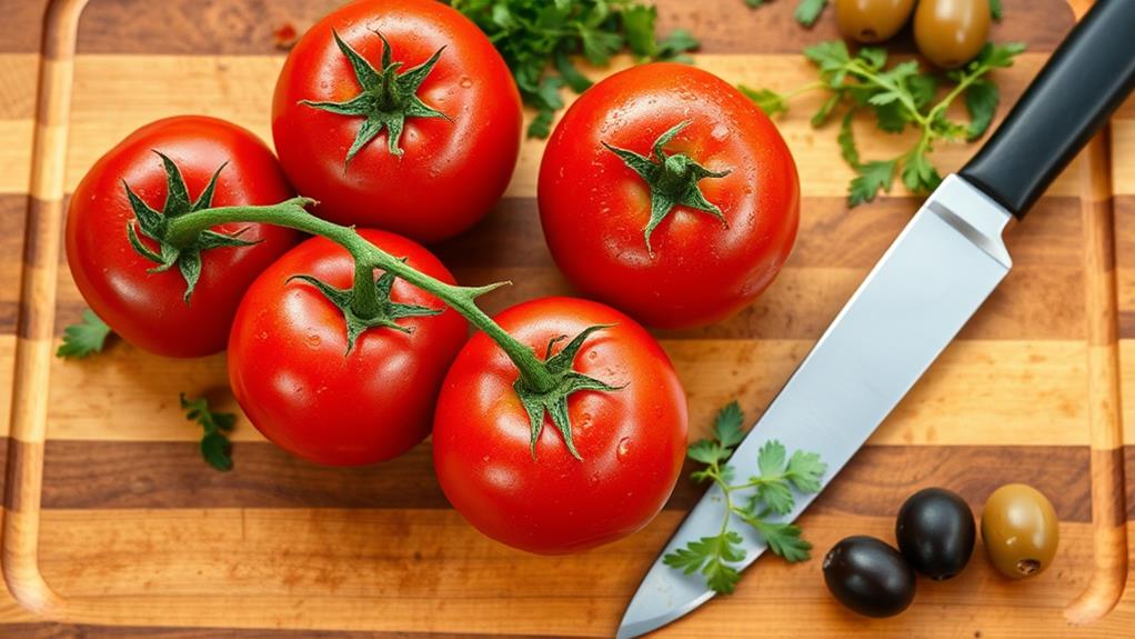 tomato preparation process outlined